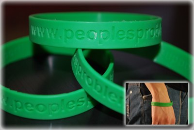 www.peoplesproblems.org supporters wrist band